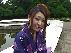 Lovely Japanese Lady Gets Her Cooch Frigged By A Stranger. Hd