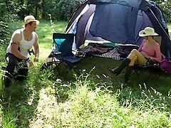 Cheating Vid During Camping With Skinny Gf Isabella De Laa
